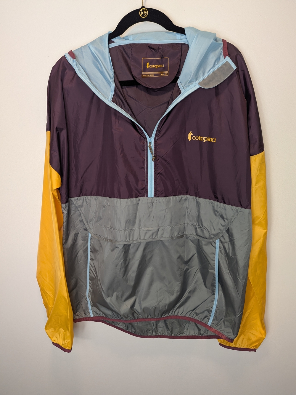 Cotopaxi Colorblock Teca Technical Windbreaker Jacket Men's Large Women's XL